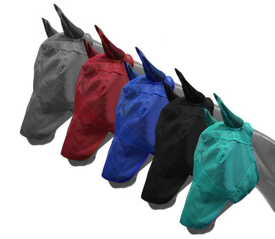 Showman ® Long Nose Mesh Rip Resistant Fly Mask W/Ears