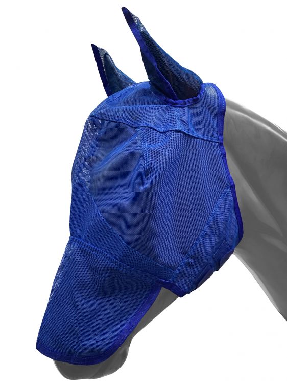 Showman ® Long Nose Mesh Rip Resistant Fly Mask W/Ears