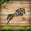 Artistic Metal Jumping Horse Wall Decor 3D Silhouette