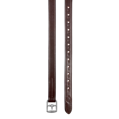 Equinavia Saga Non Stretch Stirrup Leathers - Chocolate Brown 54"