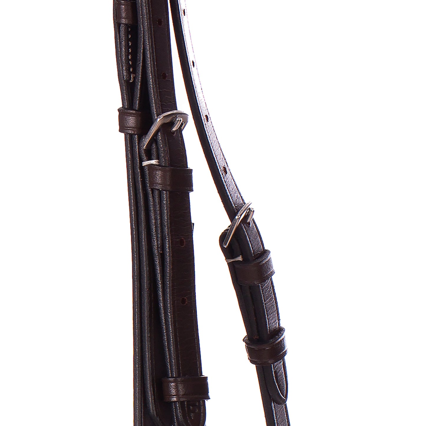 Equinavia Saga Fancy Stitched Hunter Bridle & Reins - Chocolate Brown