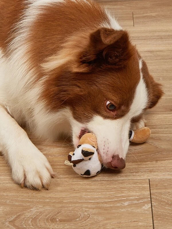 Pet Cow Plush Dog Toy