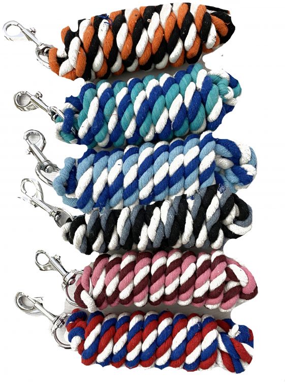 Multi Color 8' Cotton Lead