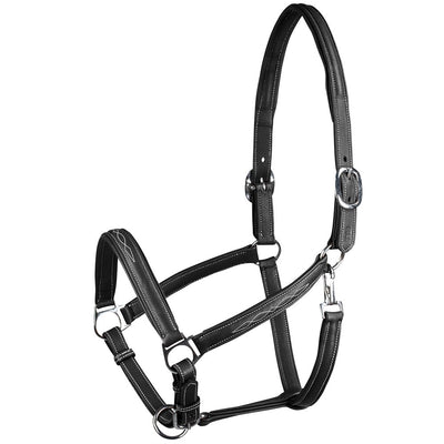 Horze Warren Soft Leather Halter - Black