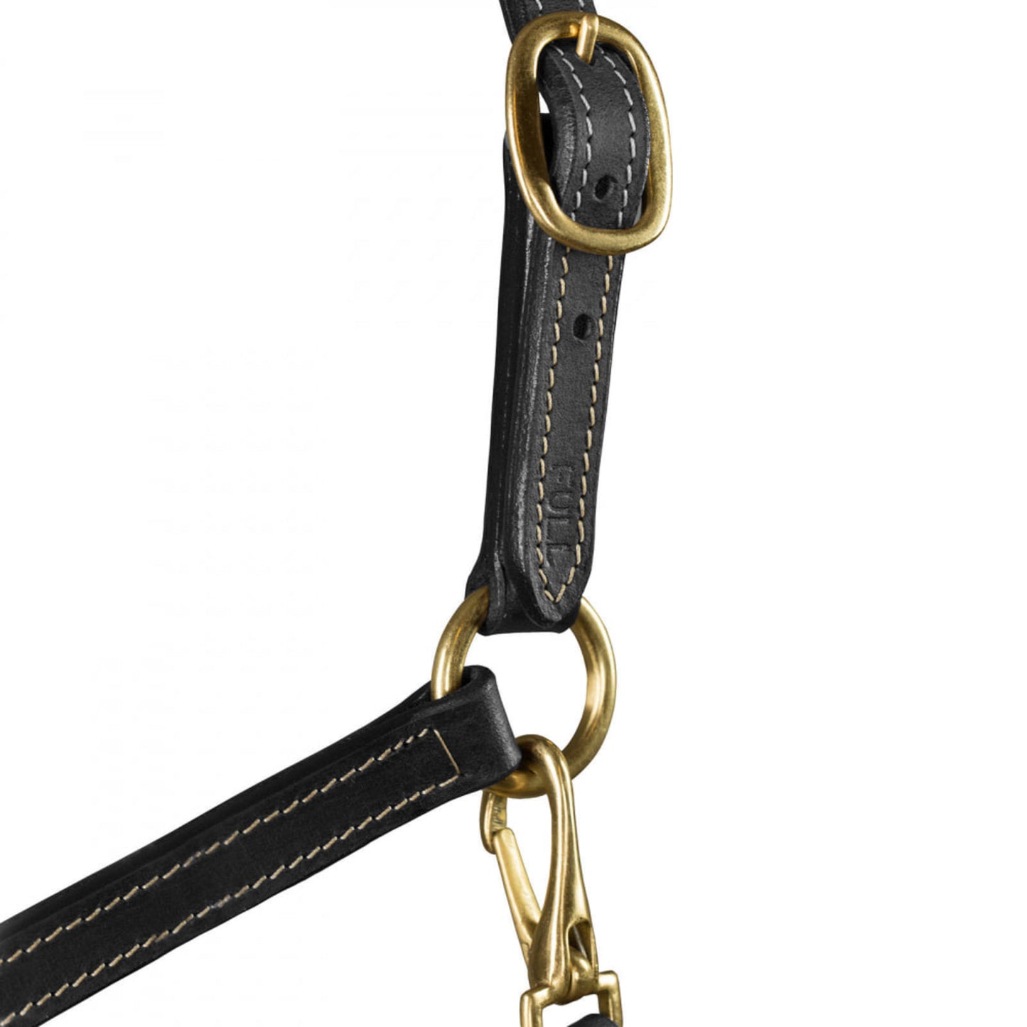 Horze Fremont  Leather Horse Halter - Black