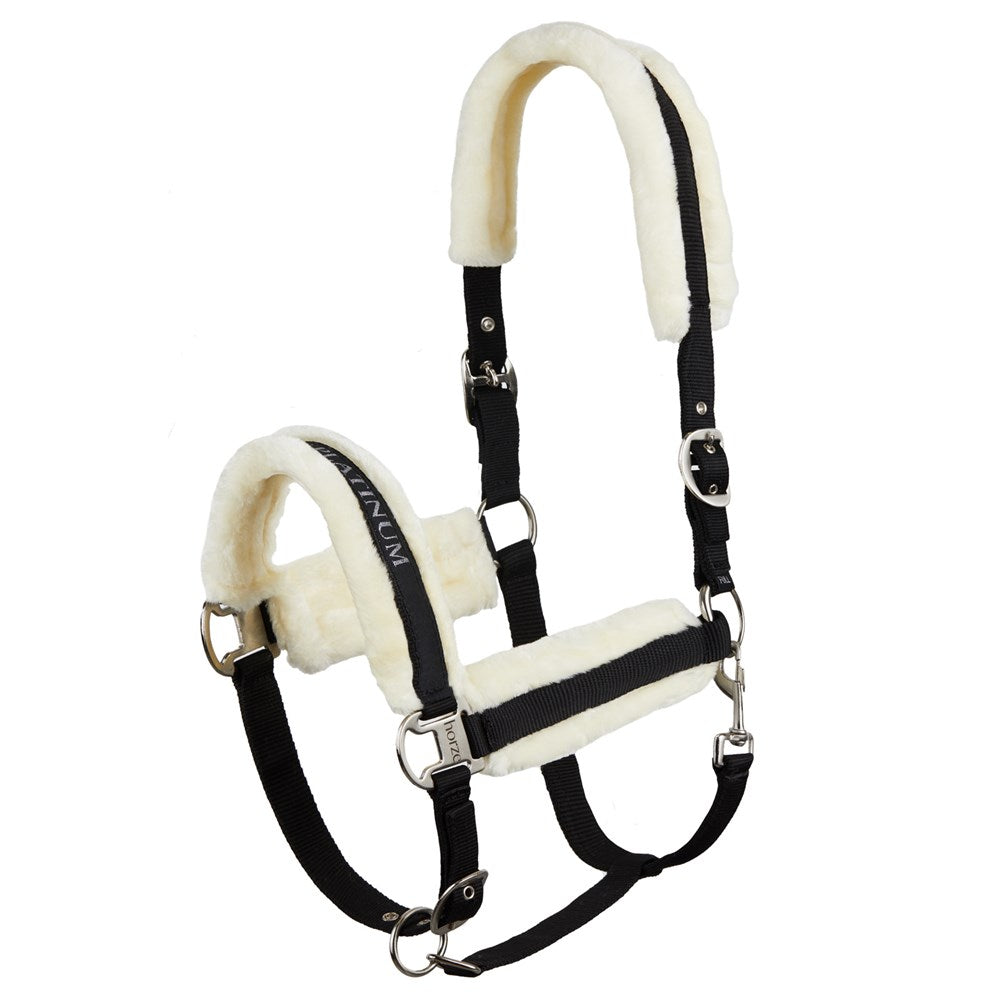 Horze Stanford Fleece Padded Halter-Colors Available