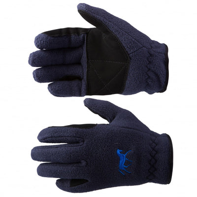 Horze Kids Gloves - Fleece - Dark Navy