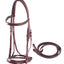 Versa Nylon Coated Synthetic English Flash Bridle and Reins