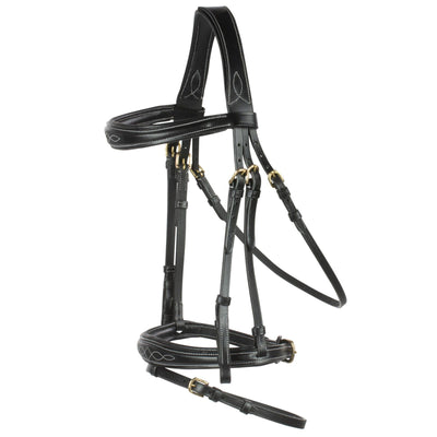 Horze Sion Bridle with Reins - Black