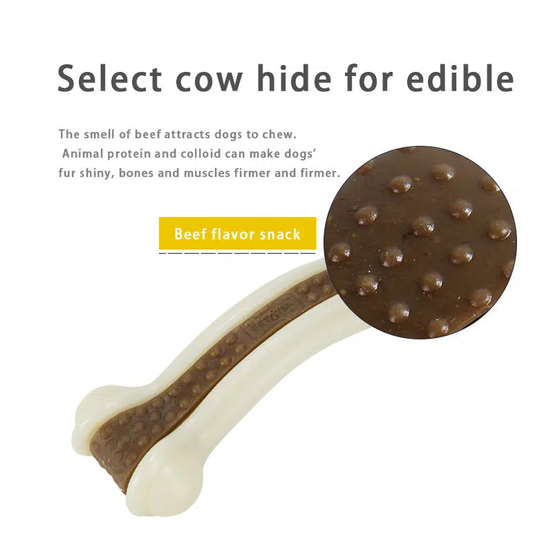 Bite Resistant Dog Bone For Aggressive Chewers-Medium