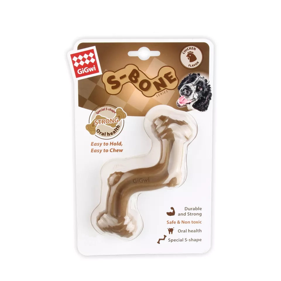 Chicken Flavored S Shaped Bone Large