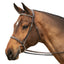 Equinavia Saga Fancy Stitched Hunter Bridle & Reins - Chocolate Brown