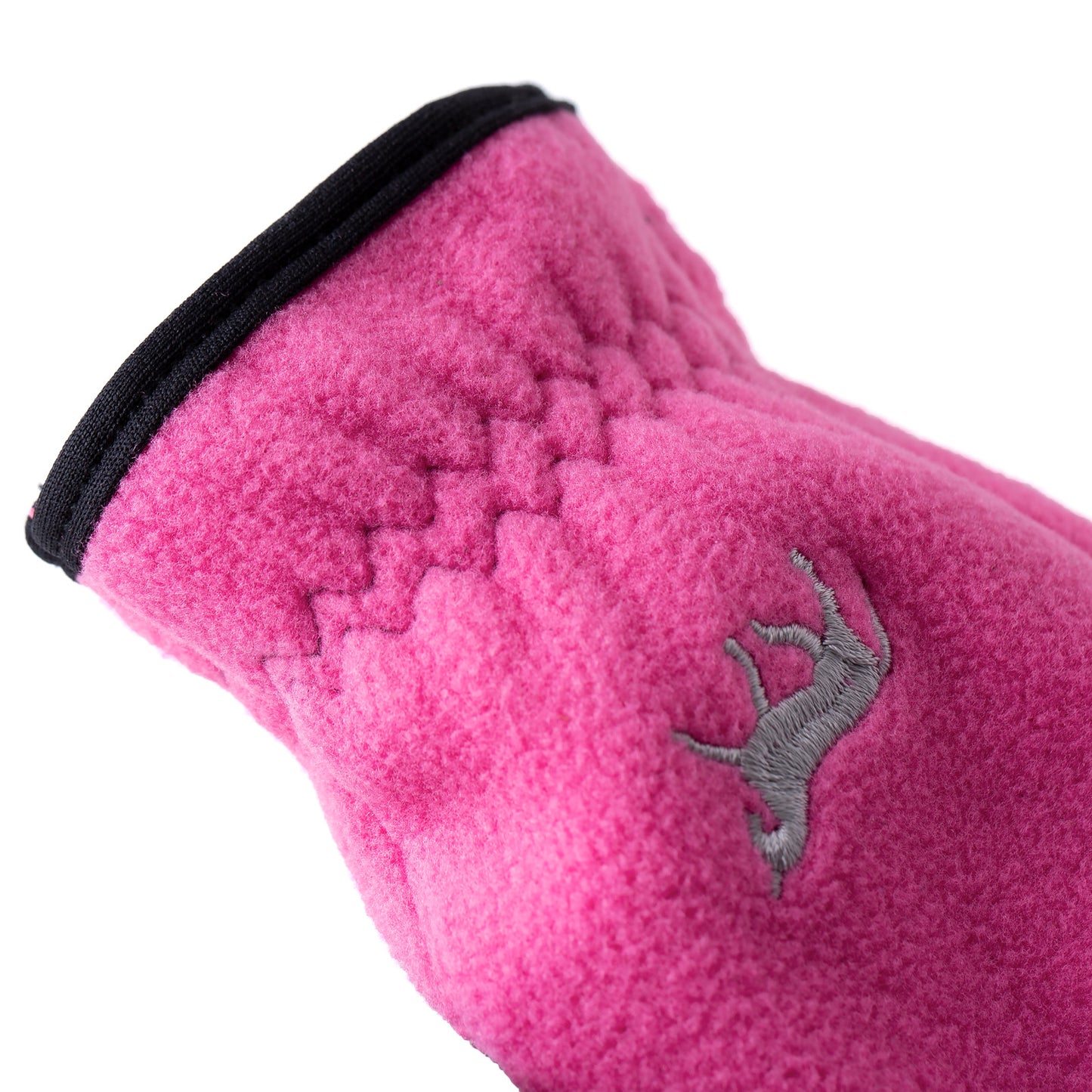 Horze Kids Gloves - Fleece - Deep Coral Pink