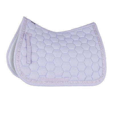 Horze Kaitlin Cooling All Purpose Saddle Pad with Flower Print - Orchid Hush