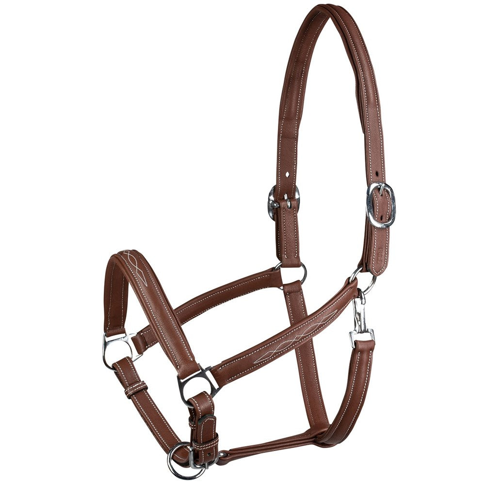 Horze Warren Soft Leather Halter - Brown